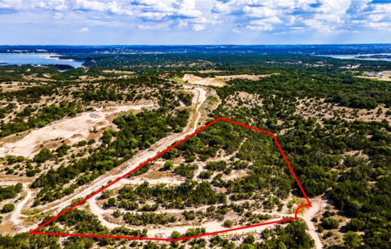 Rare 5.2 ac Mobile Home lot 5.2 ac near Lake Travis; Guest Houses allowed. Great potential for investors. Similar lots sell for $575,000. Seller Financing Available! Buy this lot for only $450,000 Cash or Finance for $112,500 down and $4,460.09 monthly payments only!