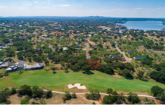Prestigious Golf Course 0.31 acre lot near Lake LBJ and Austin, TX– HOA RV campground, nature trails & other amenities!  Similar lots sell for $170,000. On Sale for $99,500 Cash OR Finance for $24,875 down and $986.17/month!